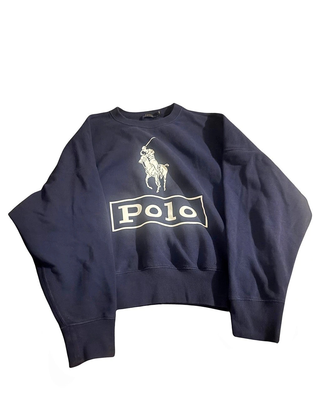 Polo Ralph Lauren Big Pony Box Logo Crewneck Sweatshirt Polo Logo Crewneck large